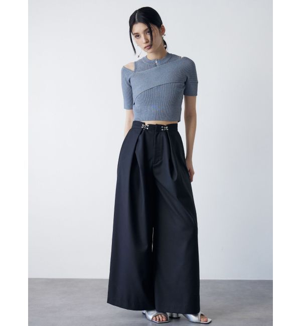 MURUA「2WAYウエストタックワイドパンツ」|その他|