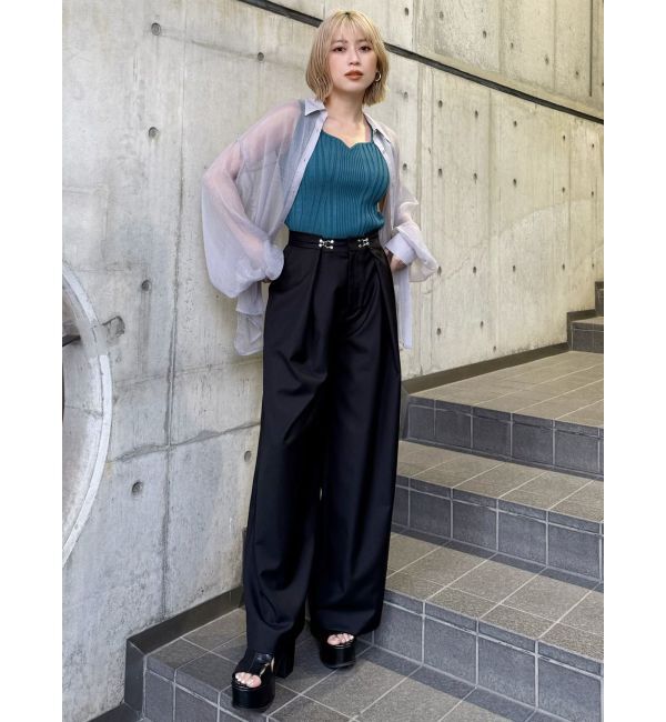 MURUA「2WAYウエストタックワイドパンツ」|その他|