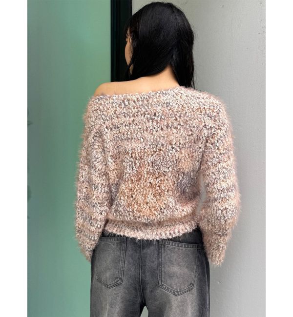 MURUA「MIXシャギールーズニット」|ニット・セーター|