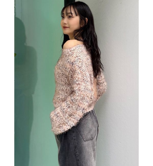 MURUA「MIXシャギールーズニット」|ニット・セーター|