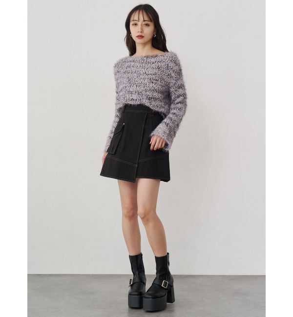 MURUA「MIXシャギールーズニット」|ニット・セーター|