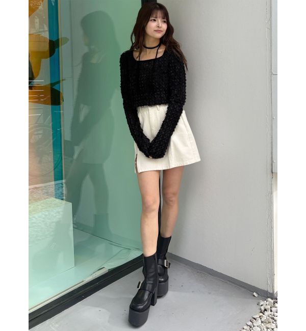 MURUA「リボンタイフェザートップス」|Tシャツ・カットソー|