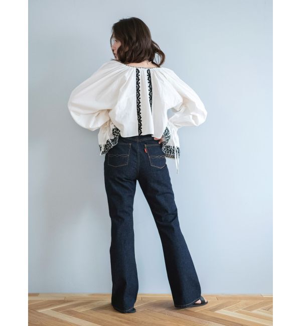 Ungrid「ショートエンブロイダリーブラウス」|シャツ・ブラウス|