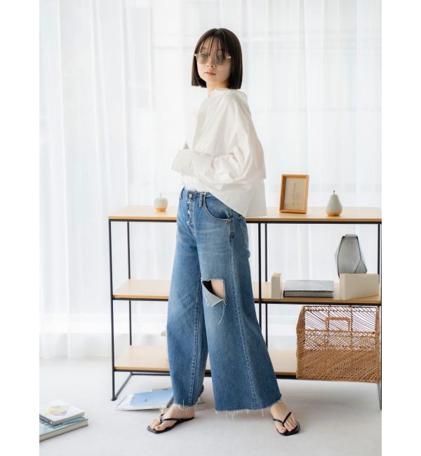 Ungrid「ダブルカフスショートシャツ」|シャツ・ブラウス|