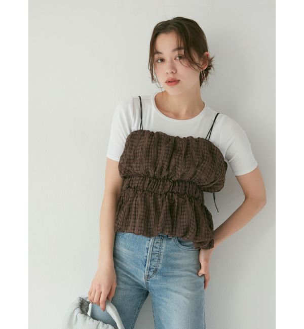 Ungrid「ビスチェセットTee」|Tシャツ・カットソー|