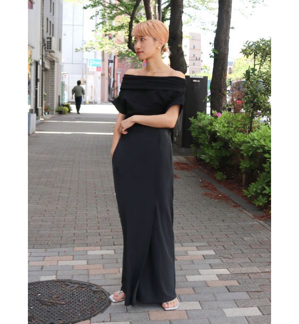 Ungrid「オフショルギャザーTee」|Tシャツ・カットソー|