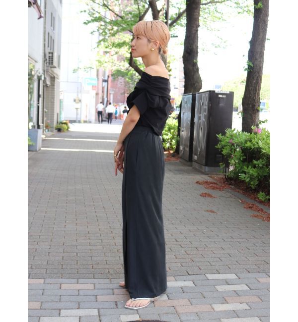 Ungrid「オフショルギャザーTee」|Tシャツ・カットソー|