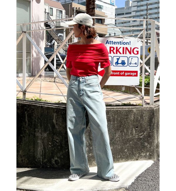 Ungrid「オフショルギャザーTee」|Tシャツ・カットソー|