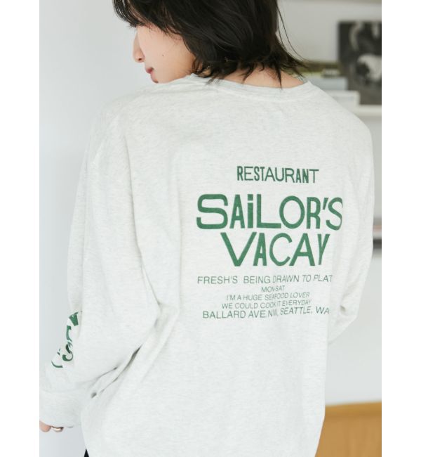 Ungrid「【WEB限定】メッセージロゴロングスリーブTee」|Tシャツ・カットソー|