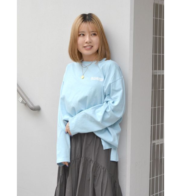 Ungrid「【WEB限定】メッセージロゴロングスリーブTee」|Tシャツ・カットソー|