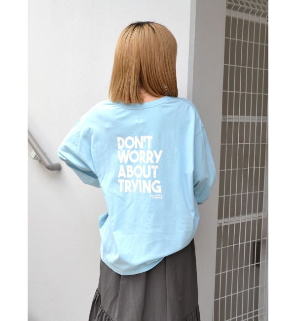 Ungrid「【WEB限定】メッセージロゴロングスリーブTee」|Tシャツ・カットソー|