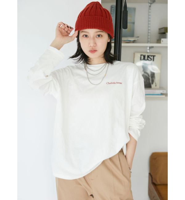 Ungrid「【WEB限定】メッセージロゴロングスリーブTee」|Tシャツ・カットソー|