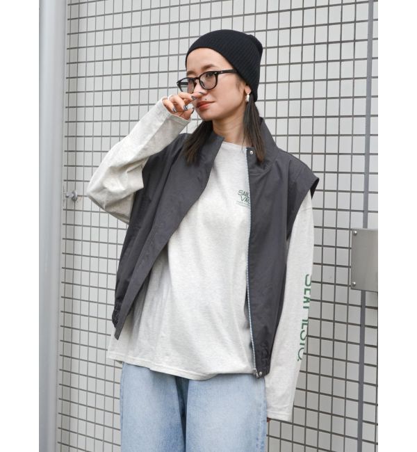 Ungrid「【WEB限定】メッセージロゴロングスリーブTee」|Tシャツ・カットソー|