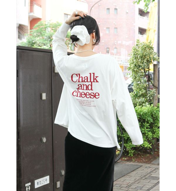 Ungrid「【WEB限定】メッセージロゴロングスリーブTee」|Tシャツ・カットソー|