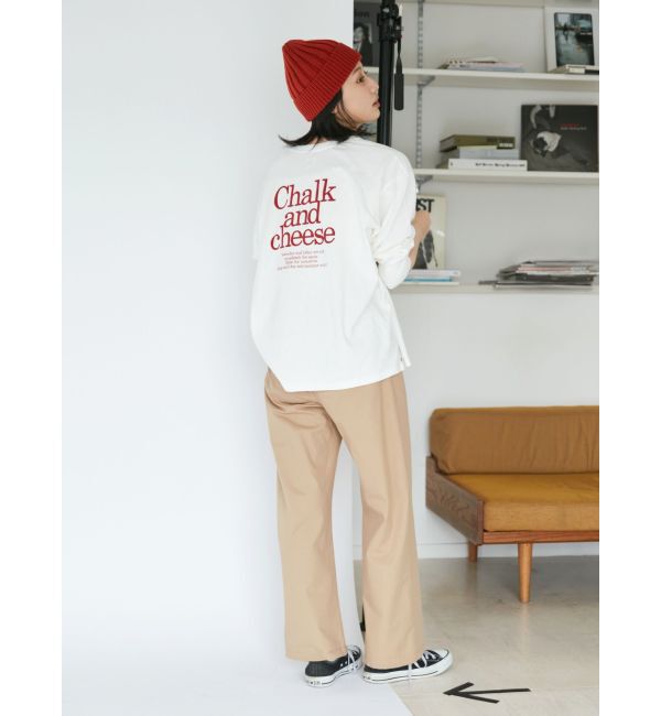 Ungrid「【WEB限定】メッセージロゴロングスリーブTee」|Tシャツ・カットソー|