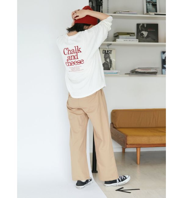 Ungrid「【WEB限定】メッセージロゴロングスリーブTee」|Tシャツ・カットソー|