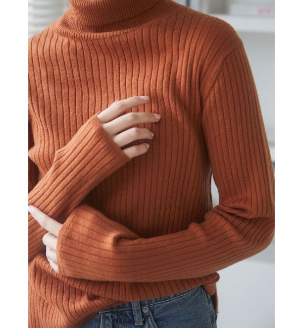 Ungrid「ウォッシャブルタートルニット」|ニット・セーター|