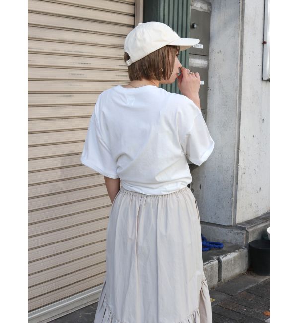 Ungrid「【WEB限定価格】リメイクデザインロゴTee」|Tシャツ・カットソー|