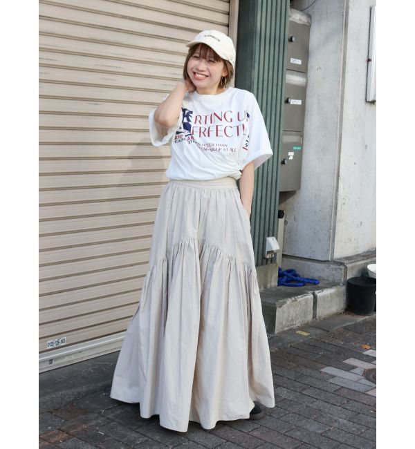 Ungrid「【WEB限定価格】リメイクデザインロゴTee」|Tシャツ・カットソー|