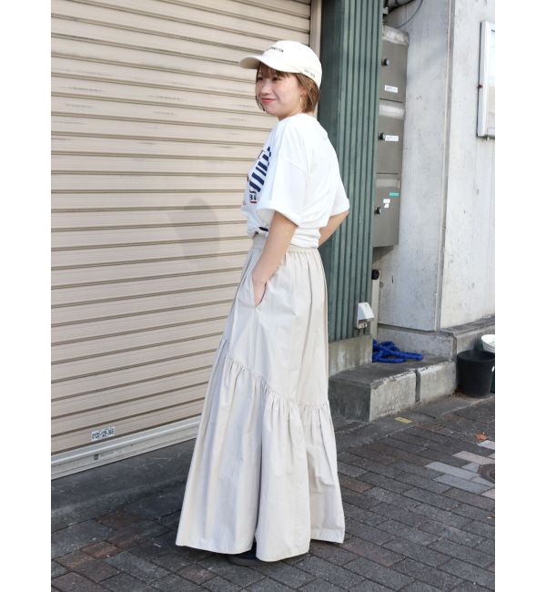 Ungrid「【WEB限定価格】リメイクデザインロゴTee」|Tシャツ・カットソー|