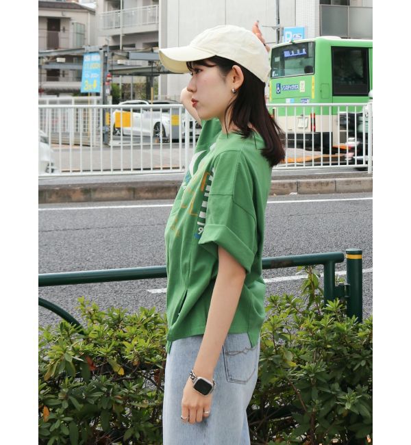 Ungrid「【WEB限定価格】リメイクデザインロゴTee」|Tシャツ・カットソー|