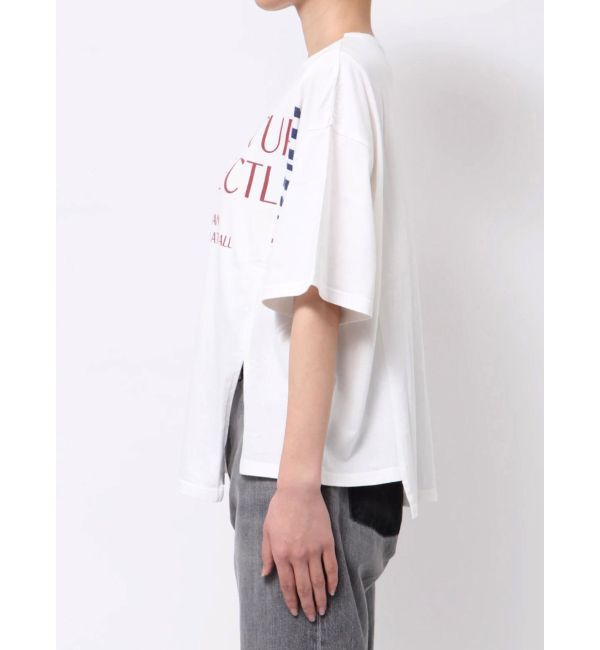 Ungrid「【WEB限定価格】リメイクデザインロゴTee」|Tシャツ・カットソー|