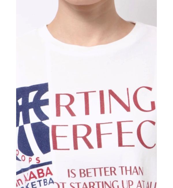 Ungrid「【WEB限定価格】リメイクデザインロゴTee」|Tシャツ・カットソー|