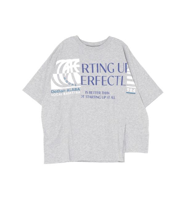 Ungrid「【WEB限定価格】リメイクデザインロゴTee」|Tシャツ・カットソー|