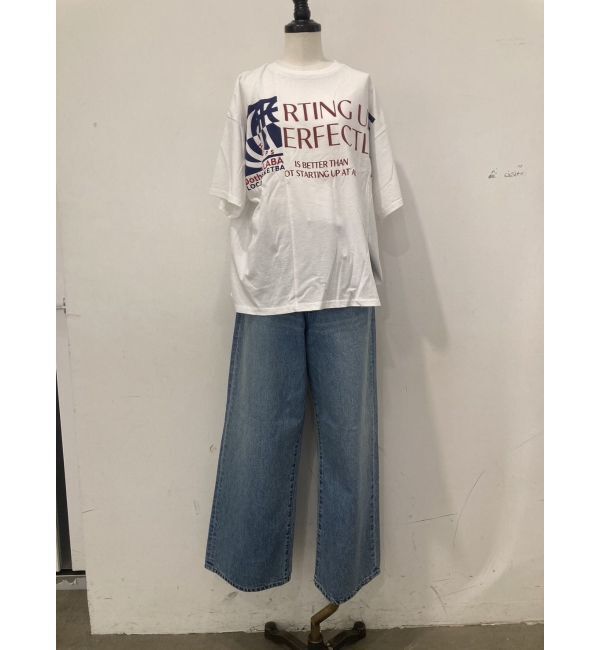 Ungrid「【WEB限定価格】リメイクデザインロゴTee」|Tシャツ・カットソー|