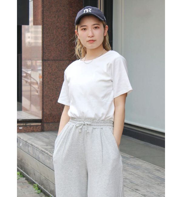 Ungrid「パット付きバックオープンTee」|Tシャツ・カットソー|