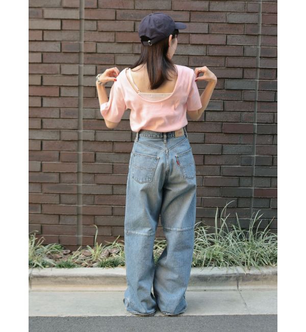 Ungrid「パット付きバックオープンTee」|Tシャツ・カットソー|