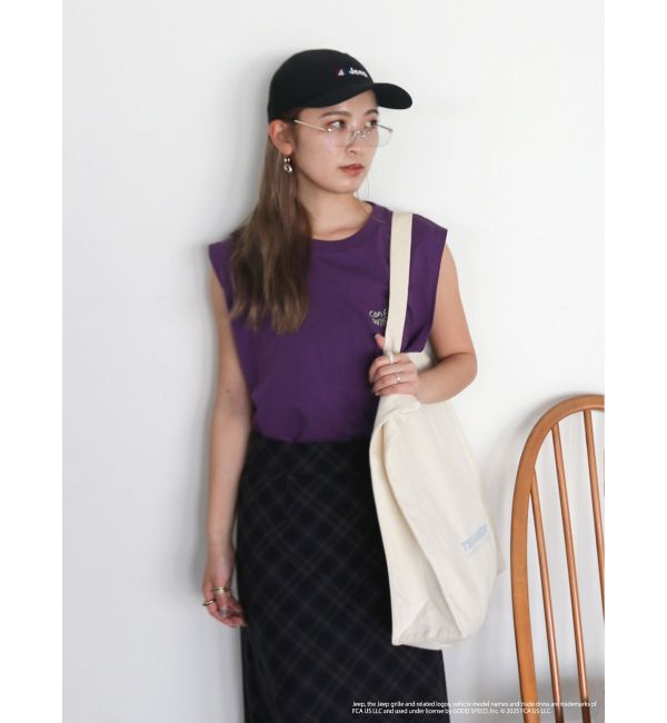 Ungrid「カラーエンブロイダリータンクトップ」|タンクトップ|