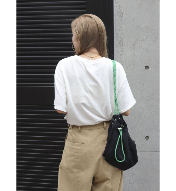 Ungrid「リネン混ボートネックショートTee」|Tシャツ・カットソー|