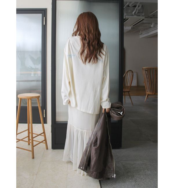 Ungrid「エンブロイダリーシアーデザインスカート」|スカート|