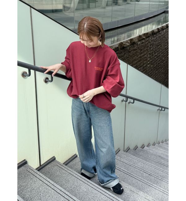 Ungrid「ドッグプリントルーズスウェット」|スウェット・ジャージ|