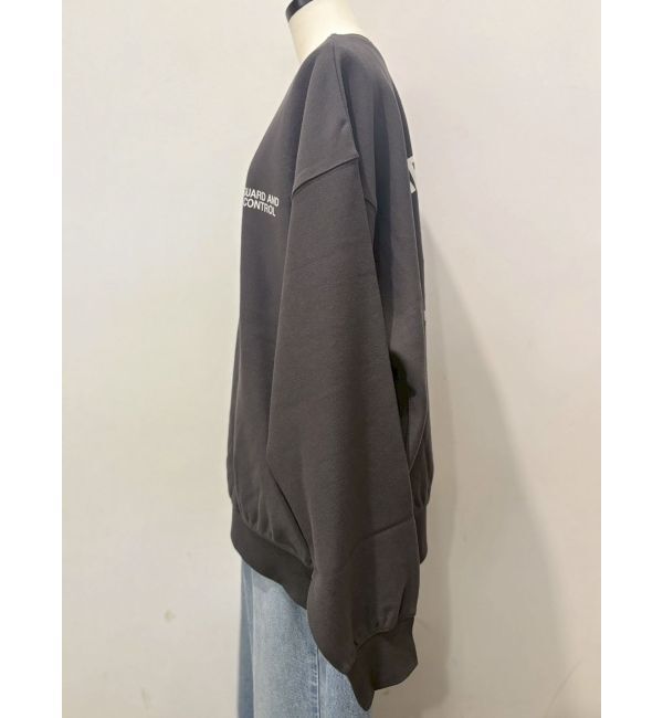 Ungrid「ドッグプリントルーズスウェット」|スウェット・ジャージ|