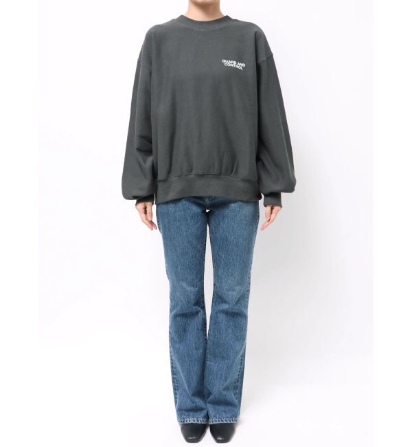 Ungrid「ドッグプリントルーズスウェット」|スウェット・ジャージ|