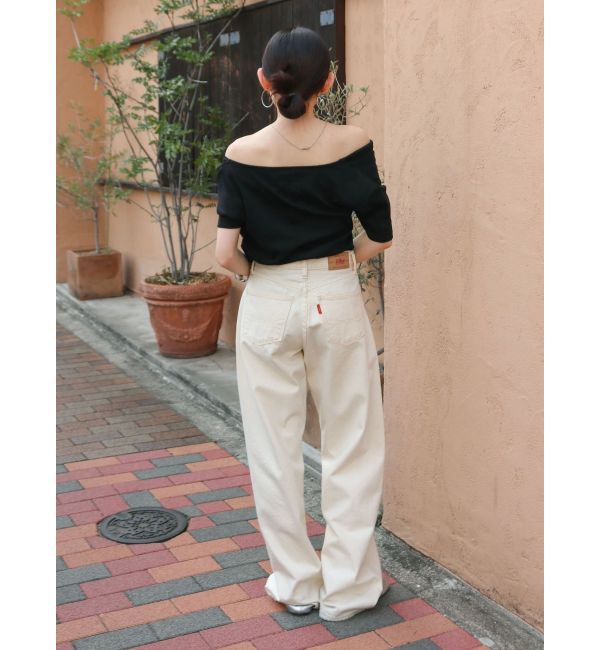 Ungrid「タックデザインオフショルTee」|Tシャツ・カットソー|