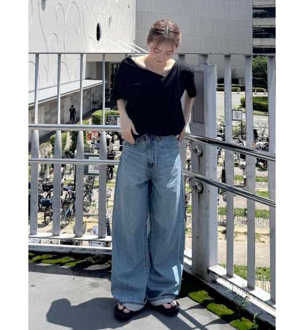 Ungrid「タックデザインオフショルTee」|Tシャツ・カットソー|