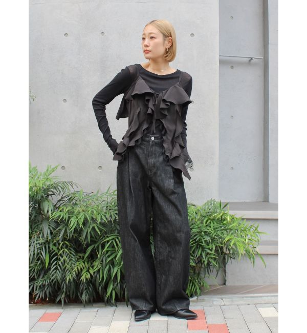 Ungrid「フィブツイルフリルキャミ」|キャミソール|