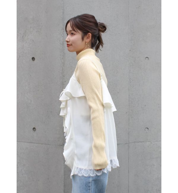 Ungrid「フィブツイルフリルキャミ」|キャミソール|