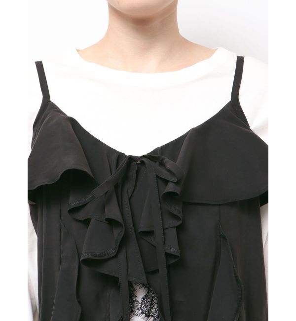 Ungrid「フィブツイルフリルキャミ」|キャミソール|