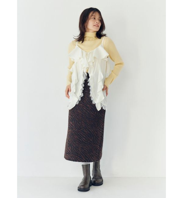 Ungrid「フィブツイルフリルキャミ」|キャミソール|