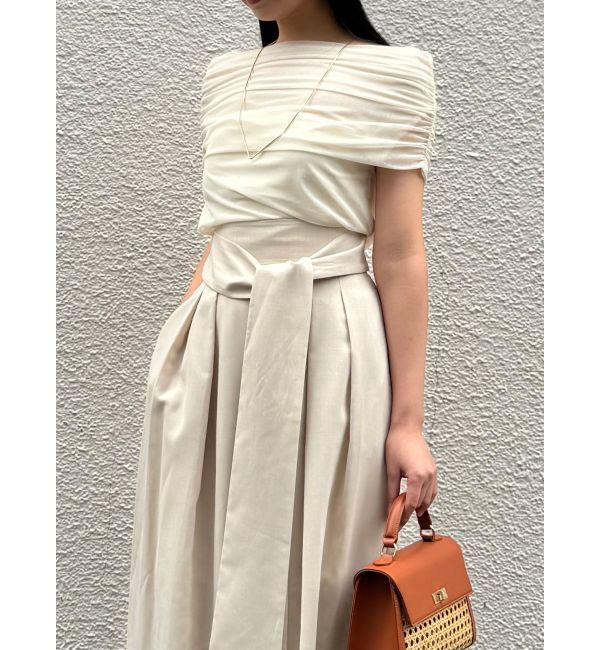 LAGUNAMOON「ウエストリボン2タックワイドパンツ」|その他|