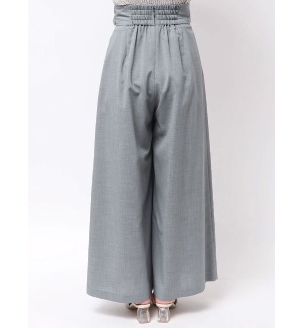 LAGUNAMOON「ウエストリボン2タックワイドパンツ」|その他|