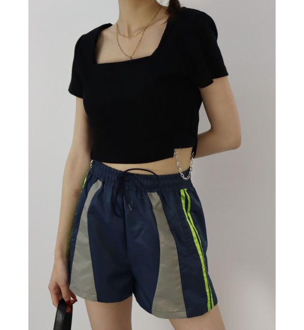 EVRIS「サイドライントラックショートパンツ」|その他|