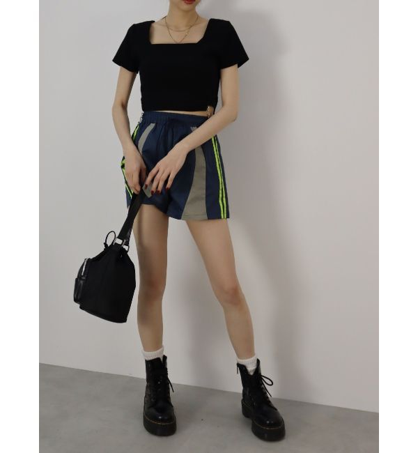 EVRIS「サイドライントラックショートパンツ」|その他|