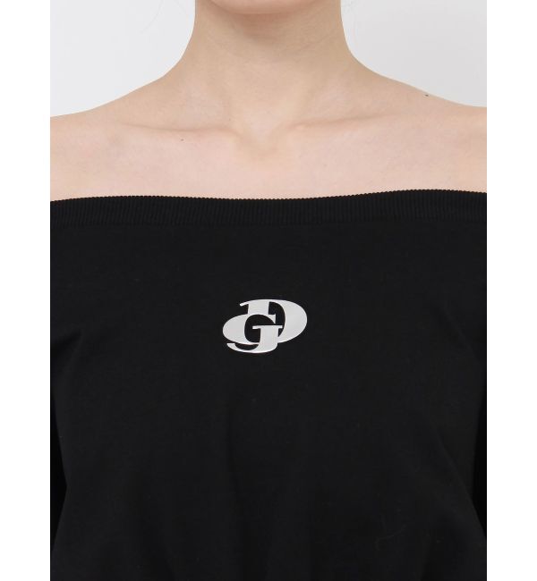 GYDA「GDエンボスオフショルトップス」|Tシャツ・カットソー|