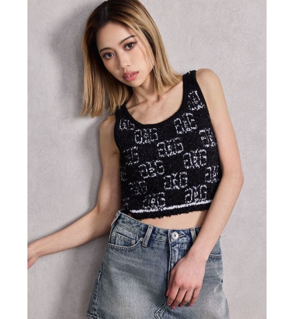 GYDA「Symmetry GYDA パイルニットトップス」|ニット・セーター|