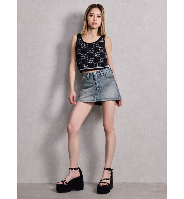 GYDA「Symmetry GYDA パイルニットトップス」|ニット・セーター|